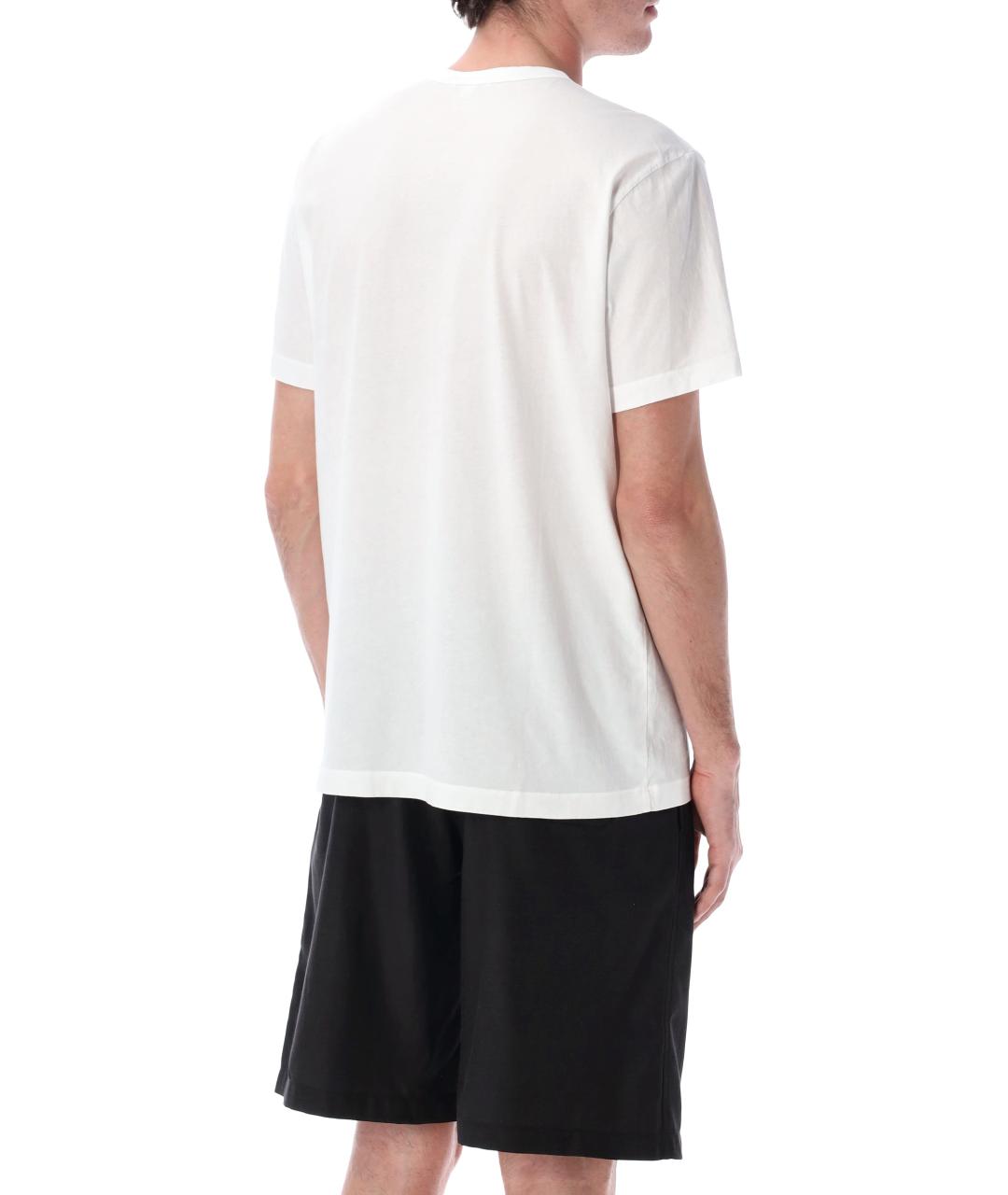 JAMES PERSE Белая хлопковая футболка, фото 2