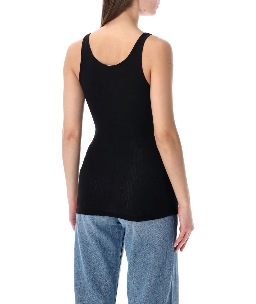 JAMES PERSE Черная хлопковая майка, фото 2