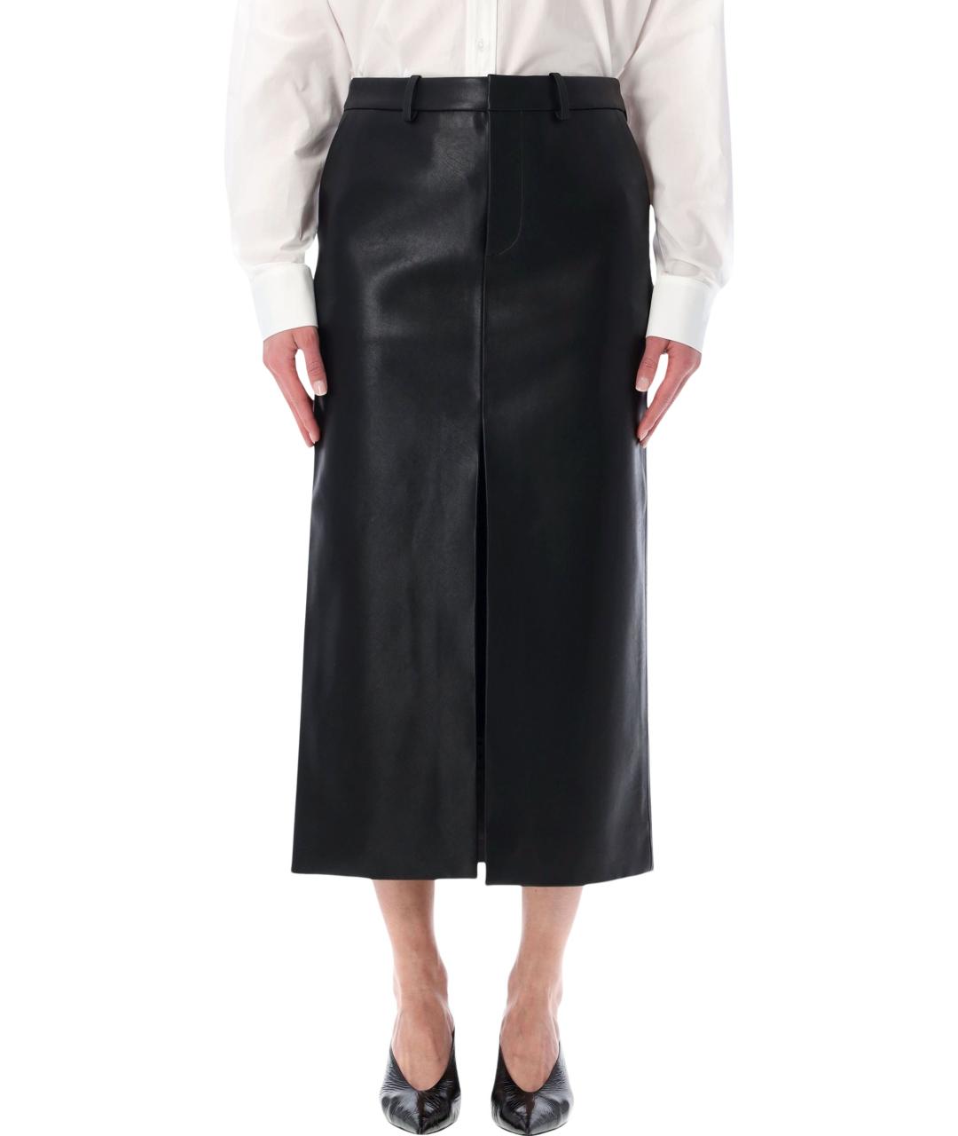 THE FRANKIE SHOP Черная юбка миди, фото 1