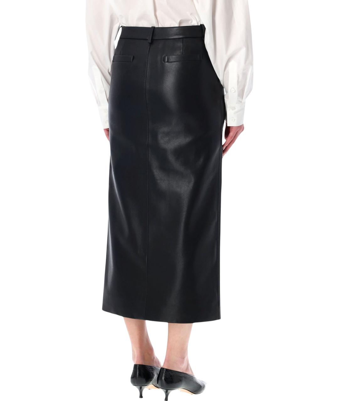 THE FRANKIE SHOP Черная юбка миди, фото 2