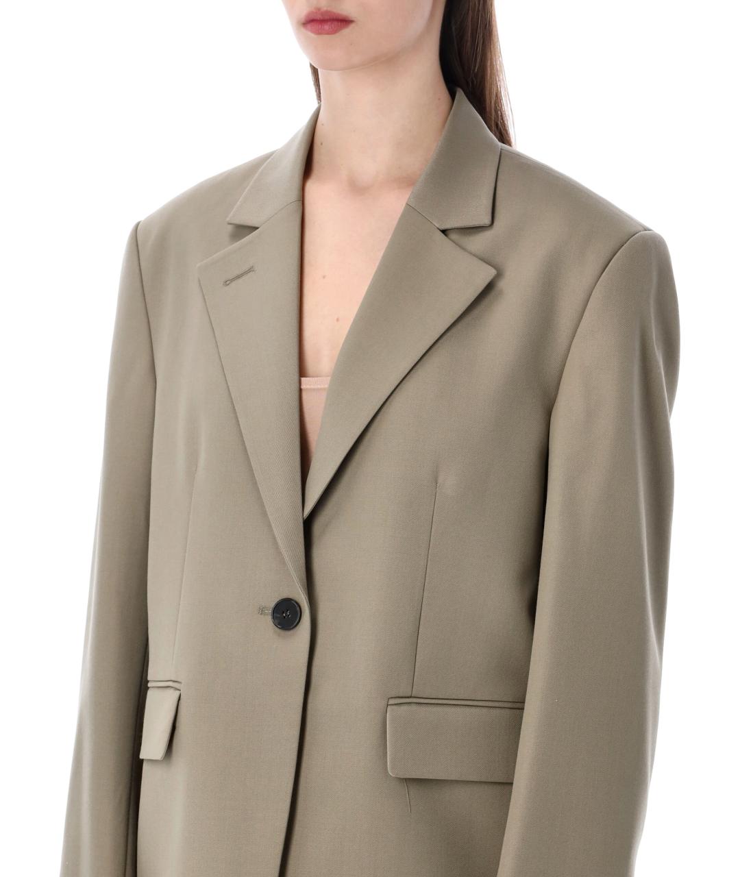 LOW CLASSIC Хаки жакет/пиджак, фото 3