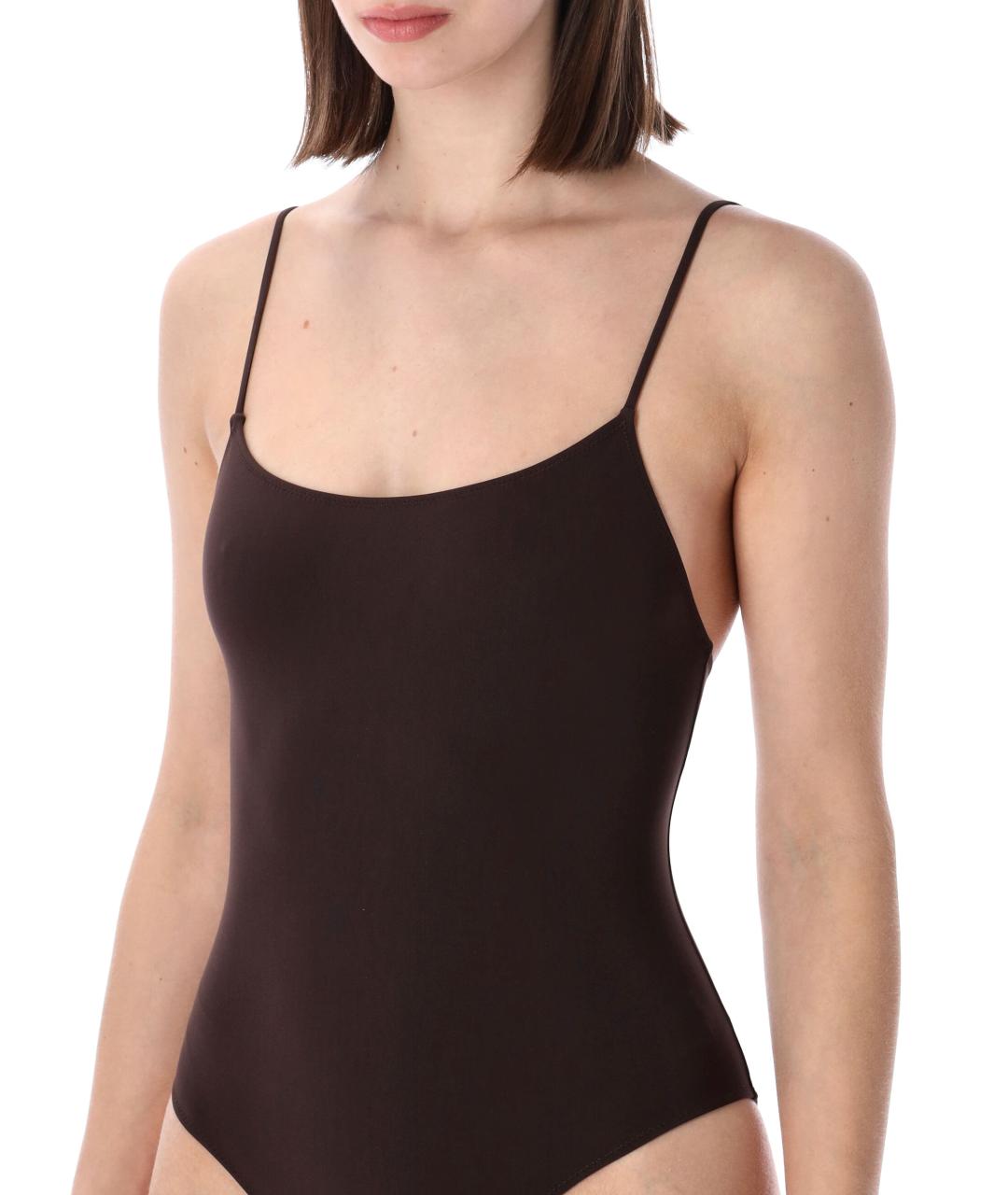 LIDO Коричневый полиамидовый купальник, фото 3