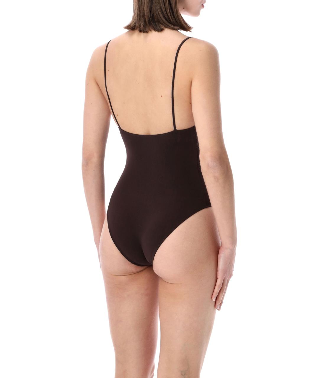 LIDO Коричневый полиамидовый купальник, фото 2