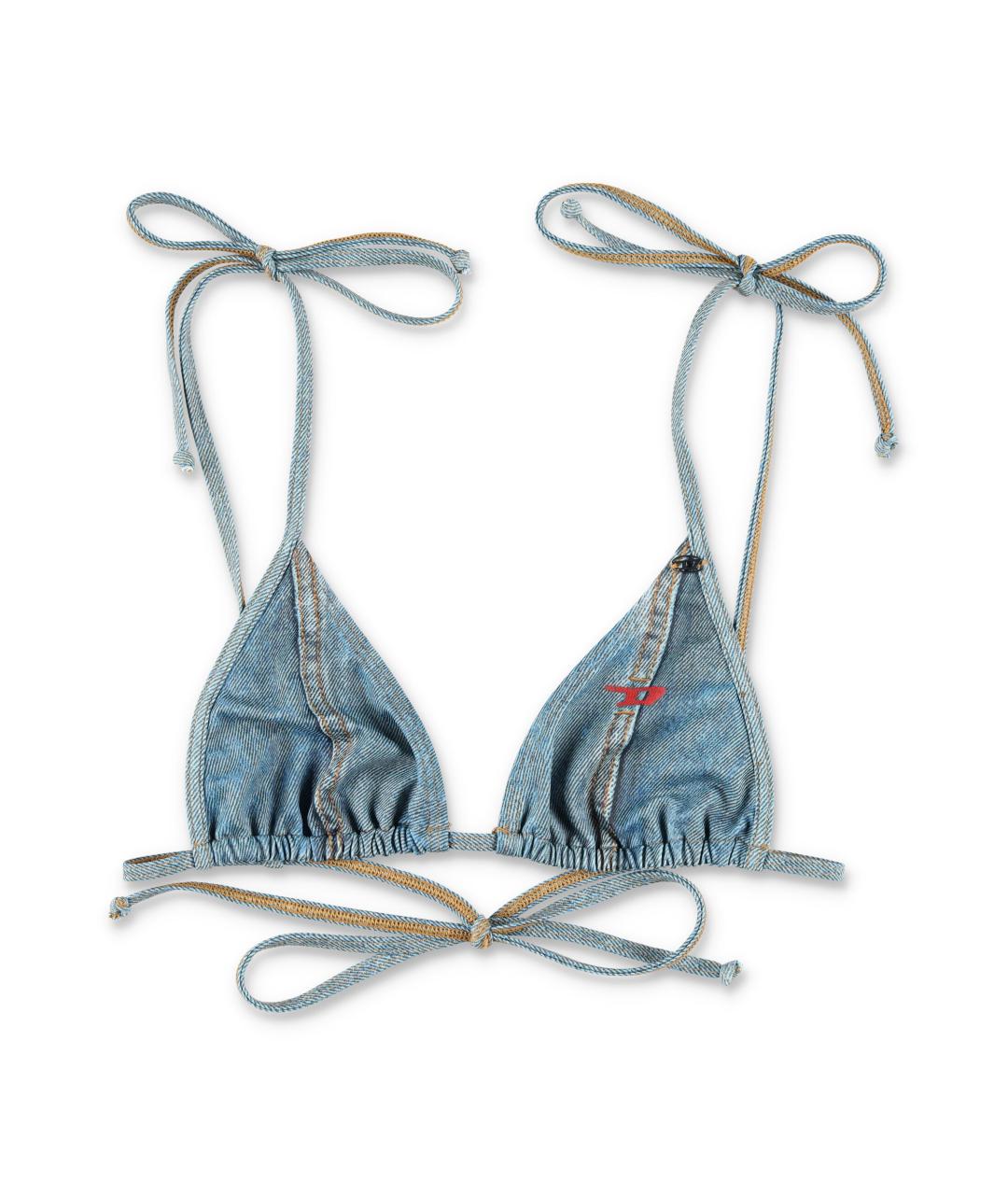 DIESEL Голубой полиэстеровый купальник, фото 1