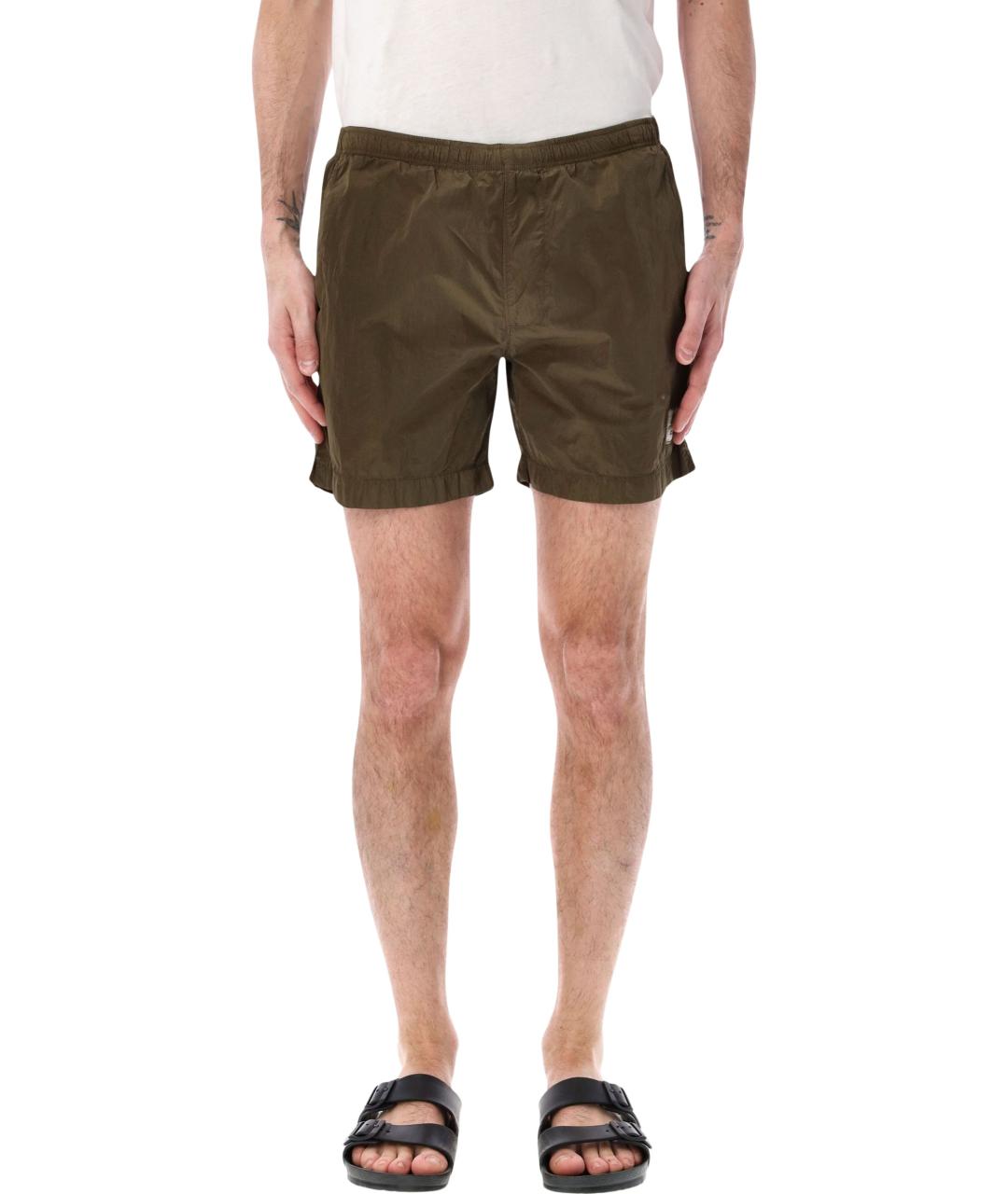 CP COMPANY Зеленые полиамидовые плавки, фото 1