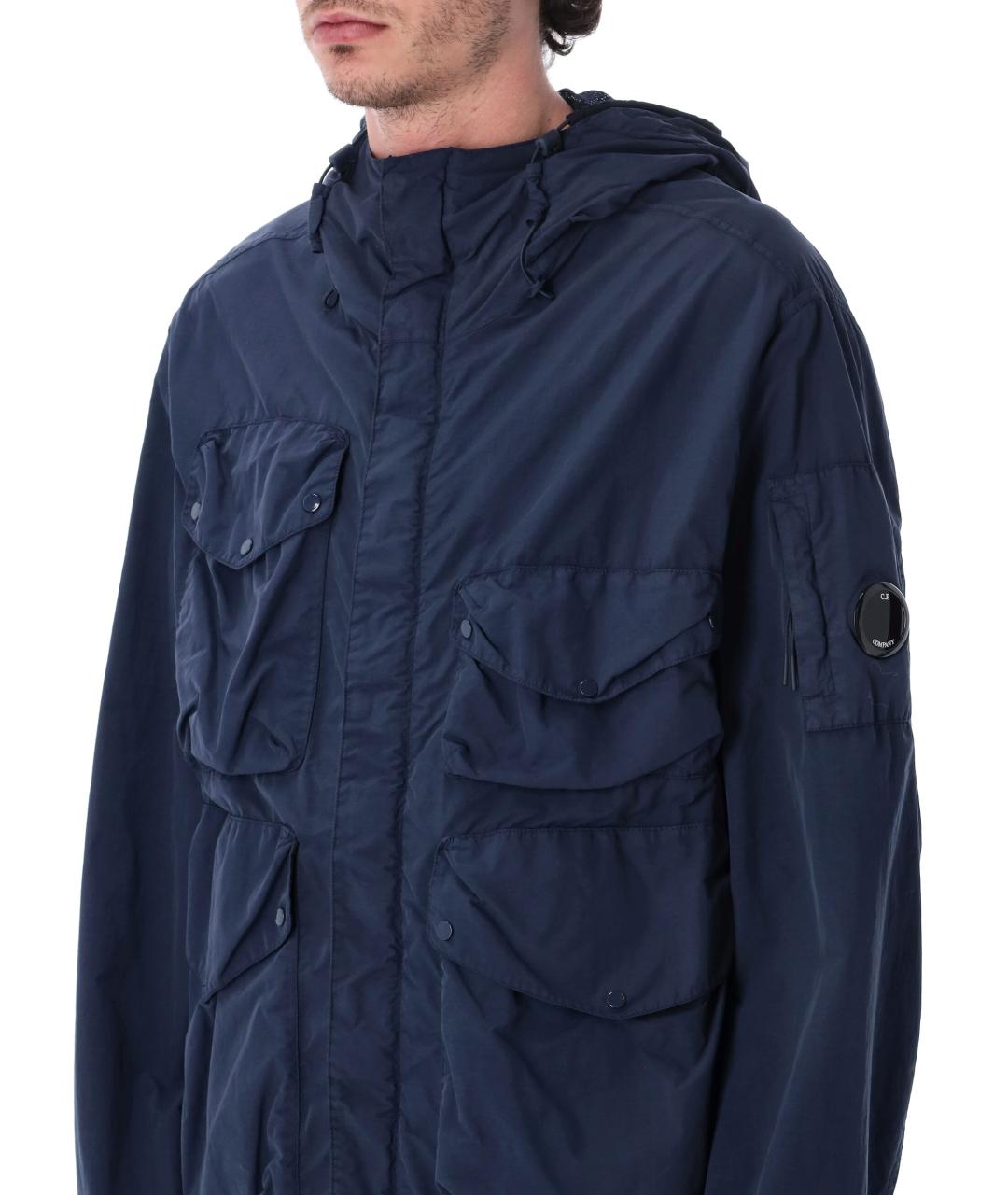 CP COMPANY Синяя полиамидовая куртка, фото 3