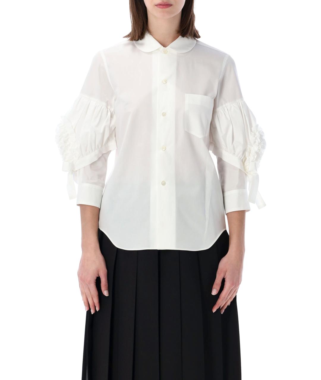 COMME DES GARÇONS Белая хлопковая рубашка, фото 1