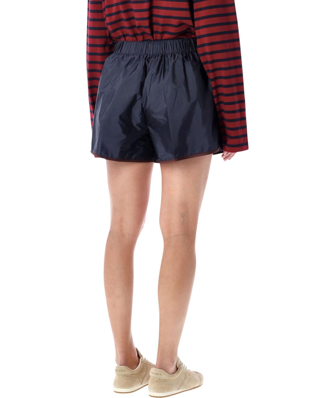 PRADA Темно-синие полиамидовые шорты, фото 2
