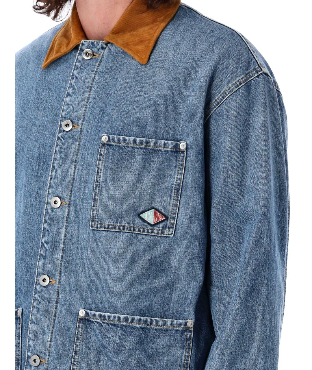 BOTTEGA VENETA Голубая хлопковая куртка, фото 3