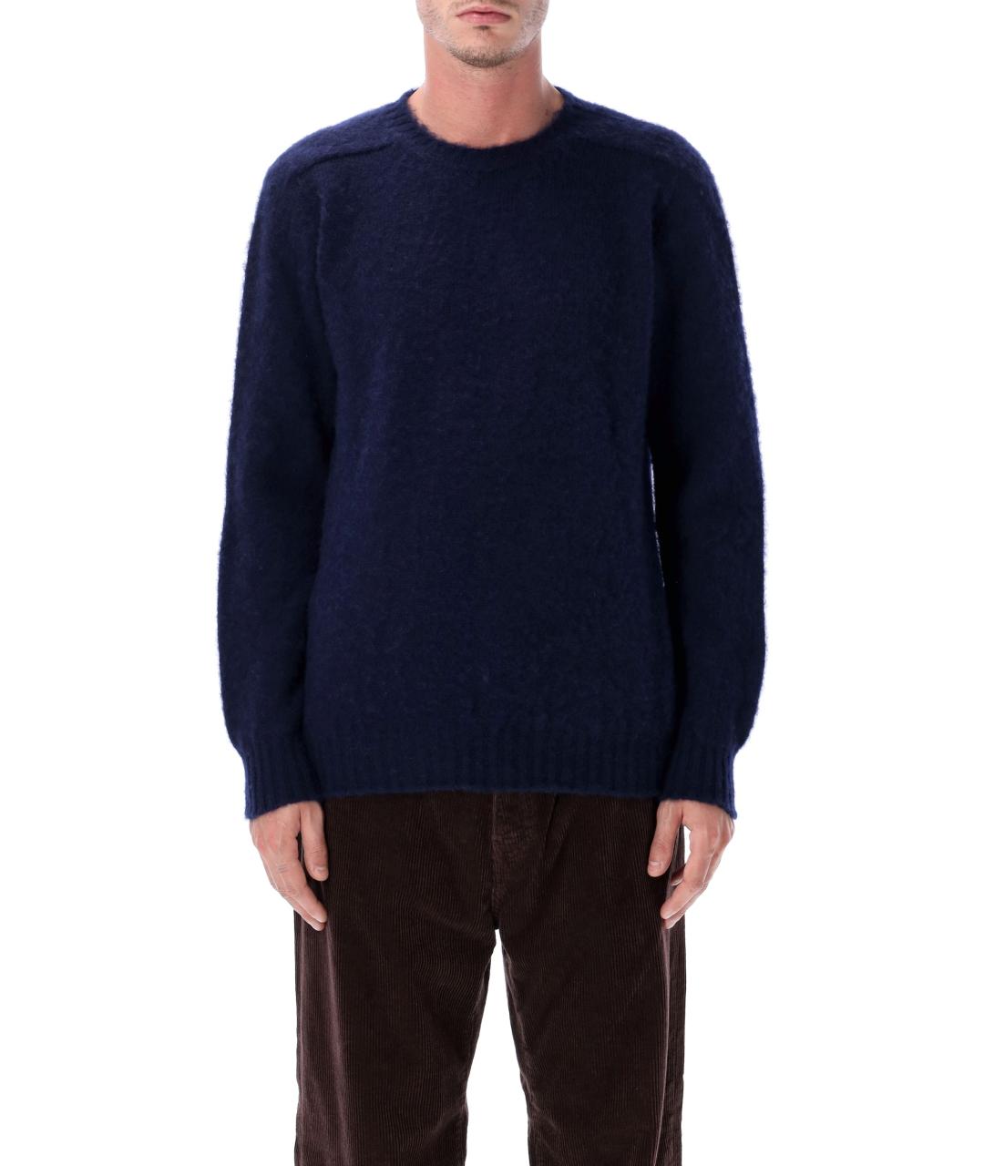 HOWLIN Синий шерстяной джемпер / свитер, фото 1