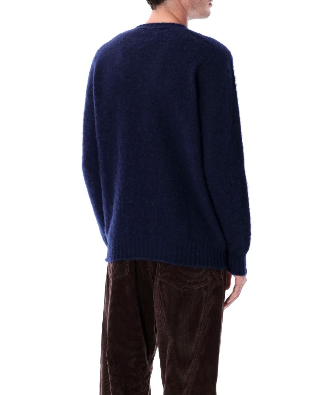 HOWLIN Синий шерстяной джемпер / свитер, фото 2