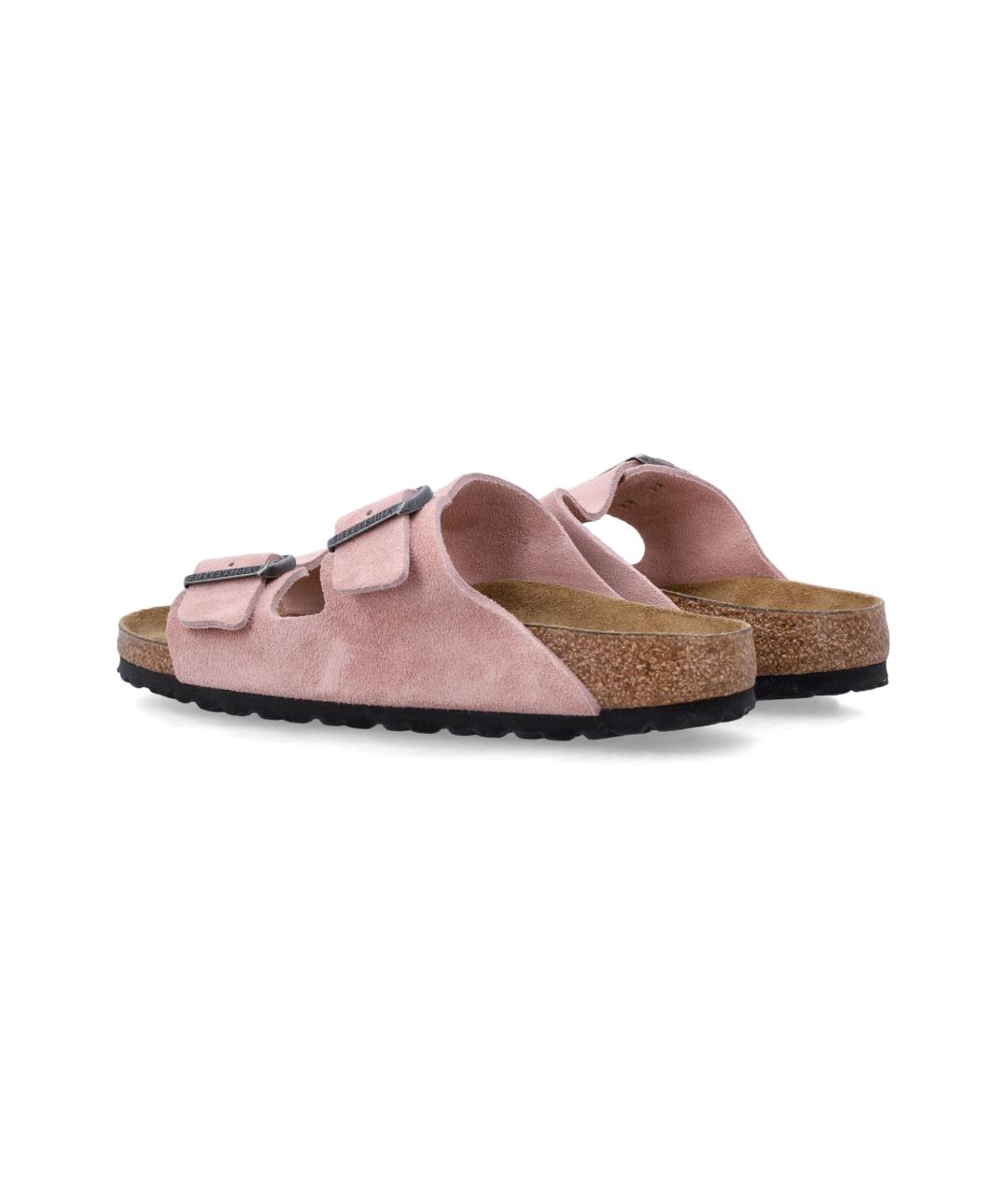 BIRKENSTOCK Розовые замшевые сандалии, фото 3
