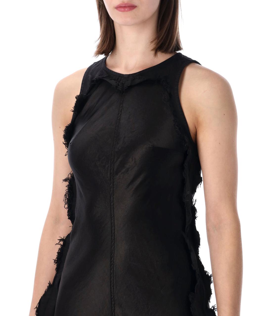 HAIKURE Черное ацетатное вечернее платье, фото 3