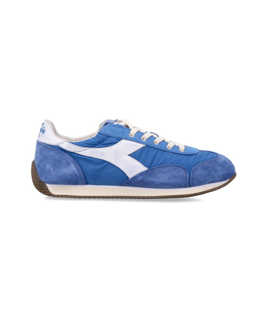 DIADORA HERITAGE Синие кожаные кроссовки, фото 1