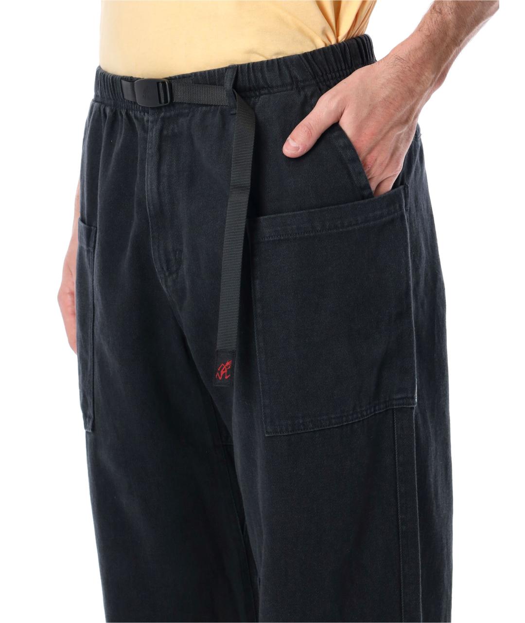 GRAMICCI Темно-синие льняные повседневные брюки, фото 3