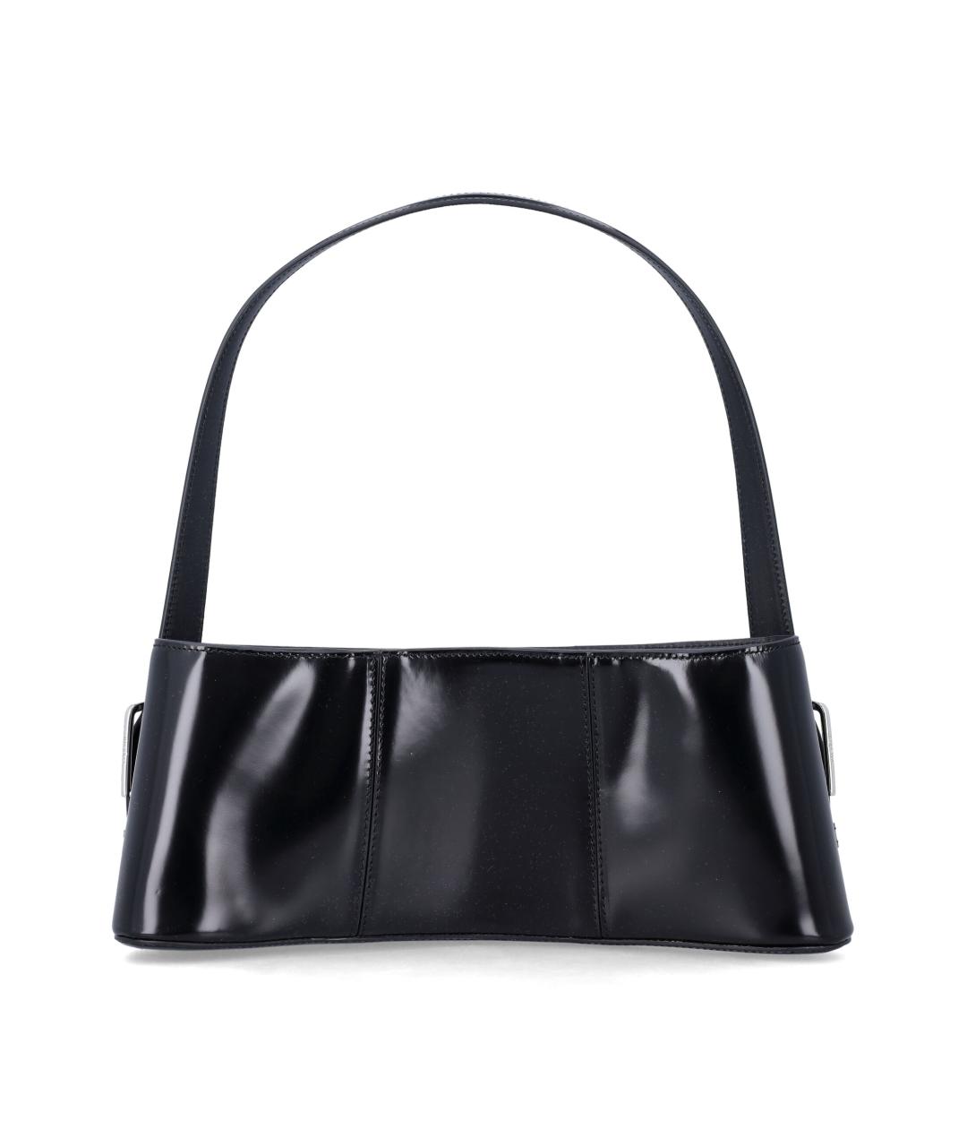 COPERNI Черная кожаная сумка с короткими ручками, фото 3