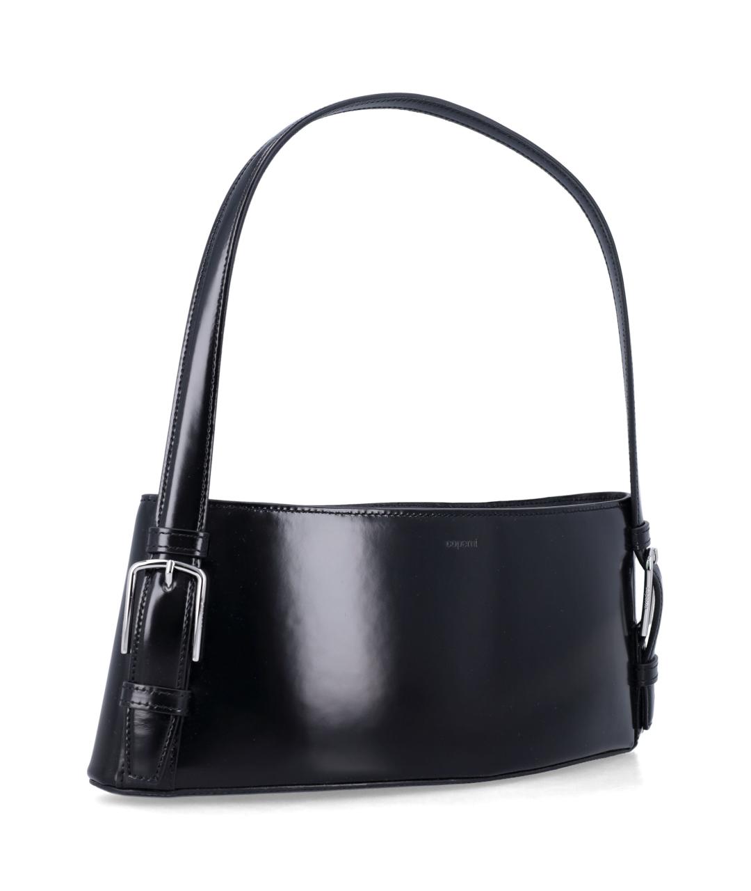 COPERNI Черная кожаная сумка с короткими ручками, фото 2