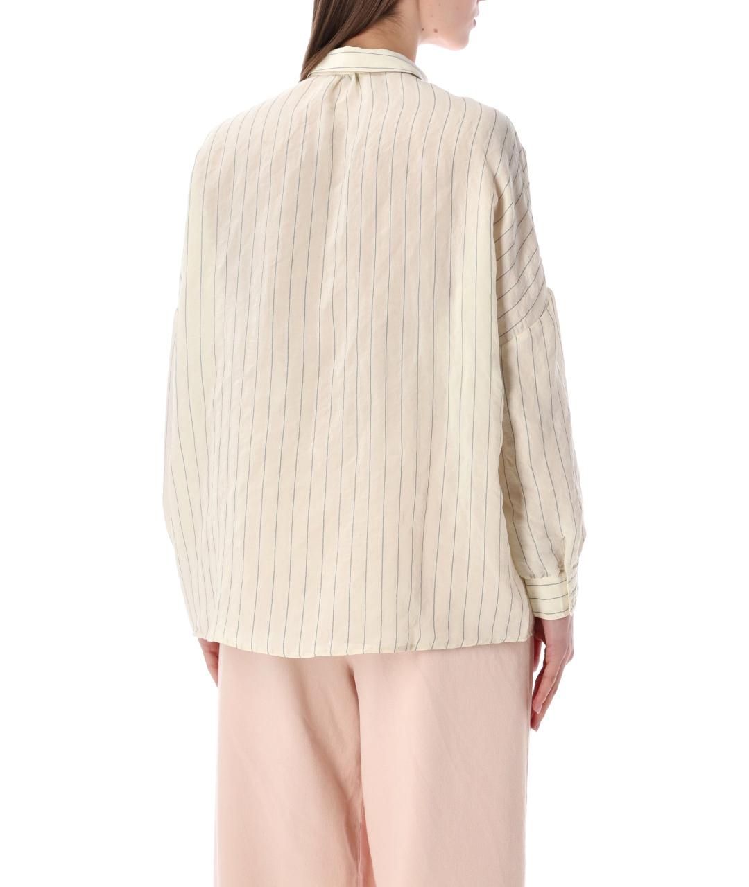 SESSUN Бежевая вискозная рубашка, фото 2