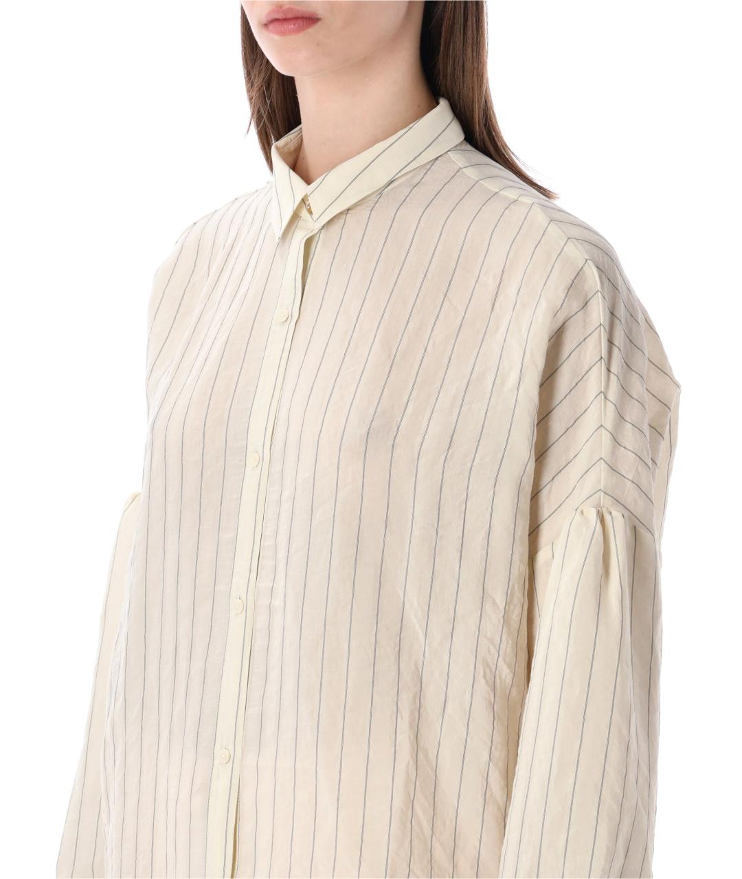 SESSUN Бежевая вискозная рубашка, фото 3