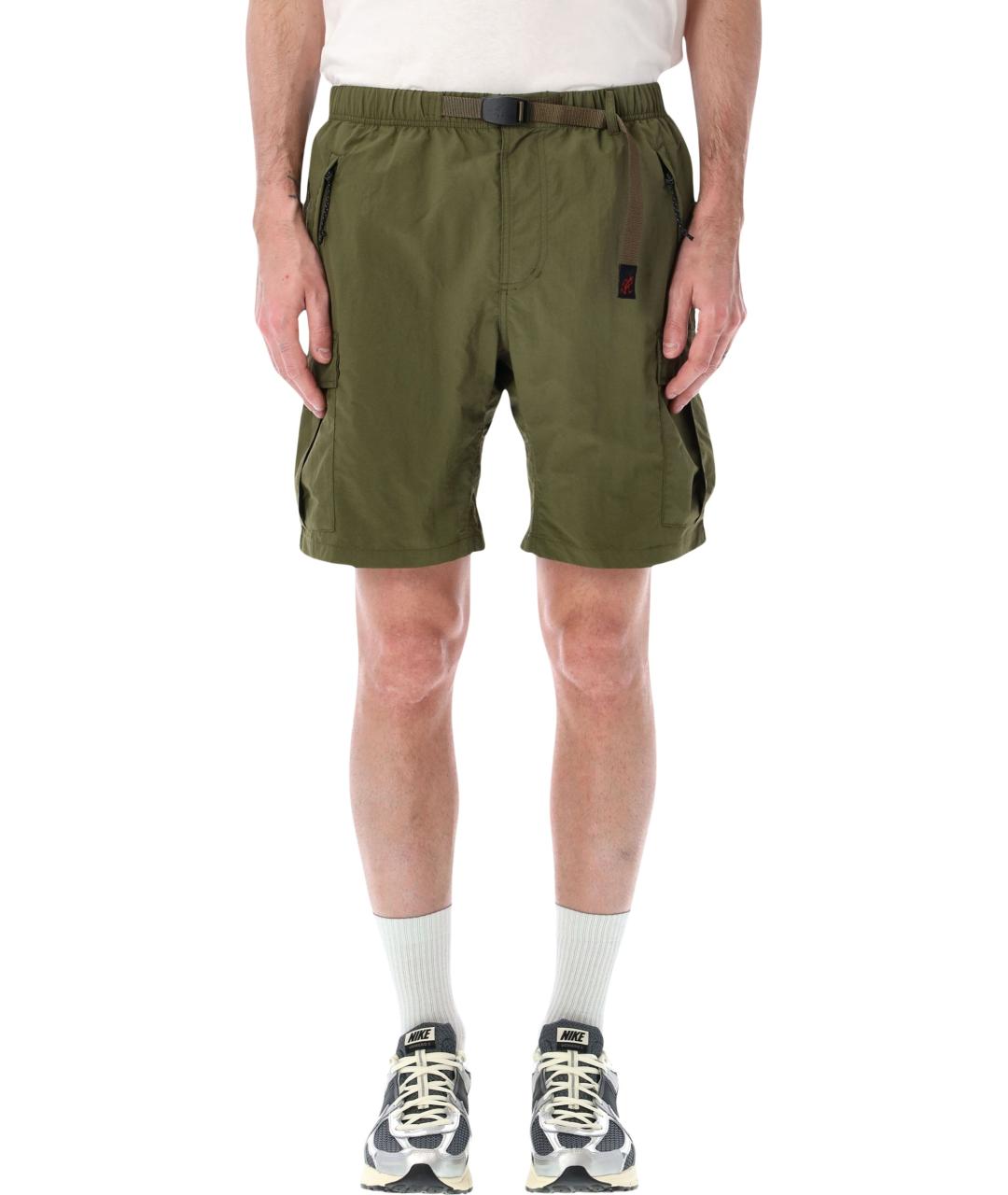GRAMICCI Хаки полиамидовые шорты, фото 1