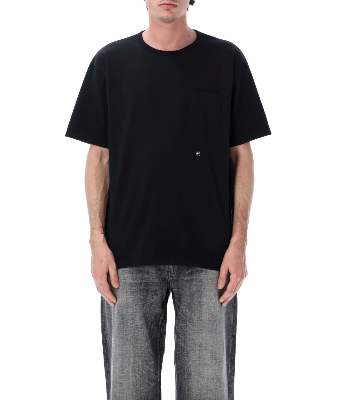 NAMAMICA Черная хлопковая футболка, фото 1