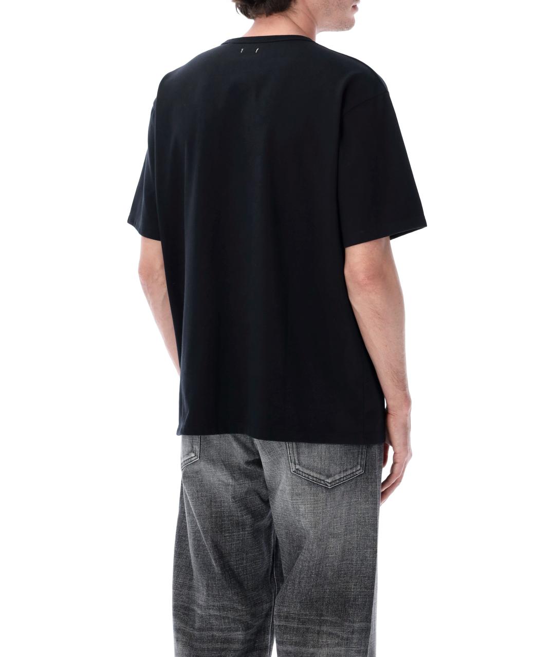 NAMAMICA Черная хлопковая футболка, фото 2