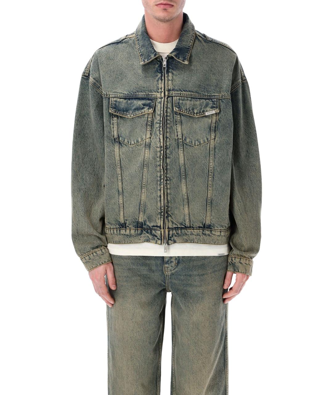 REPRESENT Синяя хлопковая куртка, фото 1