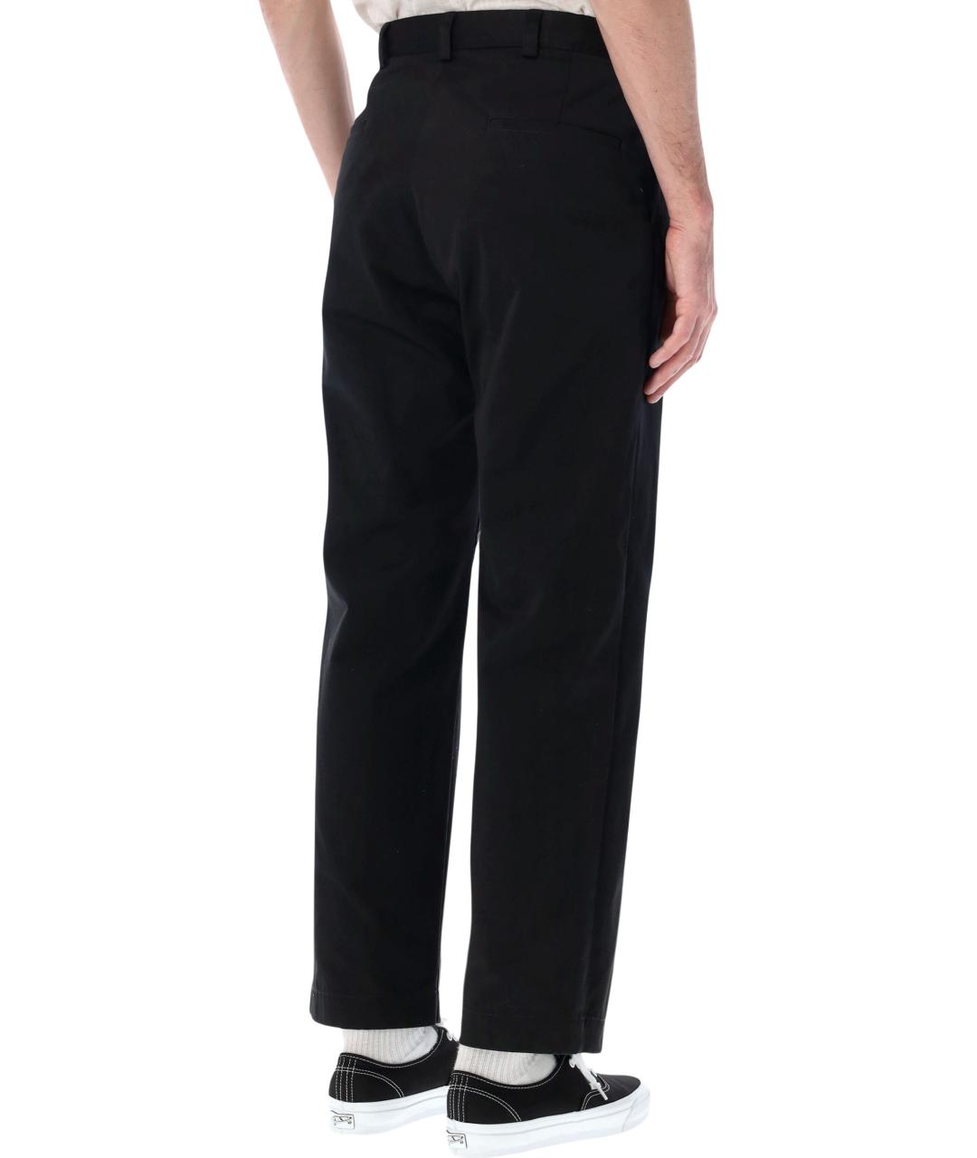 NAMAMICA Черные хлопковые повседневные брюки, фото 2