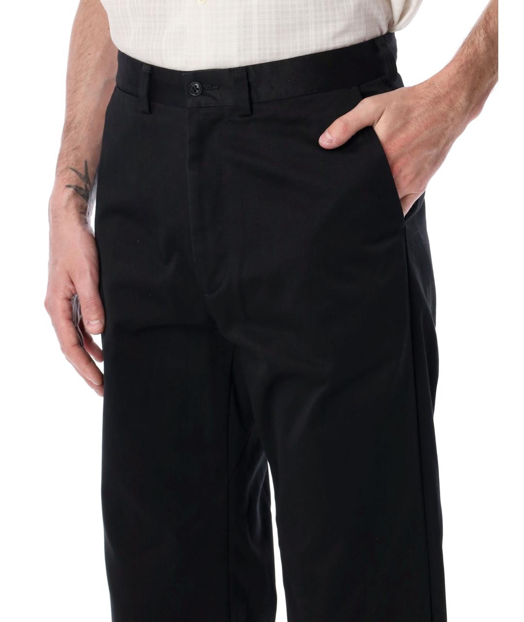 NAMAMICA Черные хлопковые повседневные брюки, фото 3