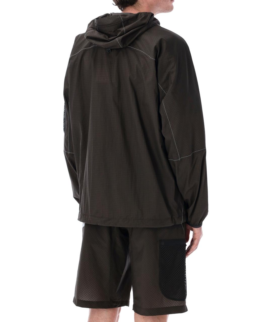 AND WANDER Коричневая полиамидовая куртка, фото 2