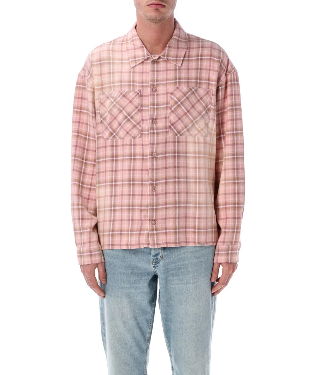 REPRESENT Розовая хлопковая кэжуал рубашка, фото 1