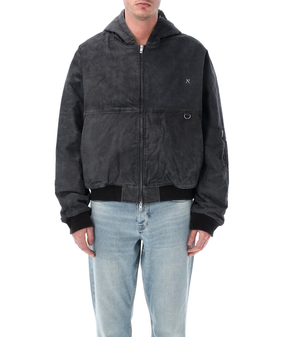 REPRESENT Черная хлопковая куртка, фото 1