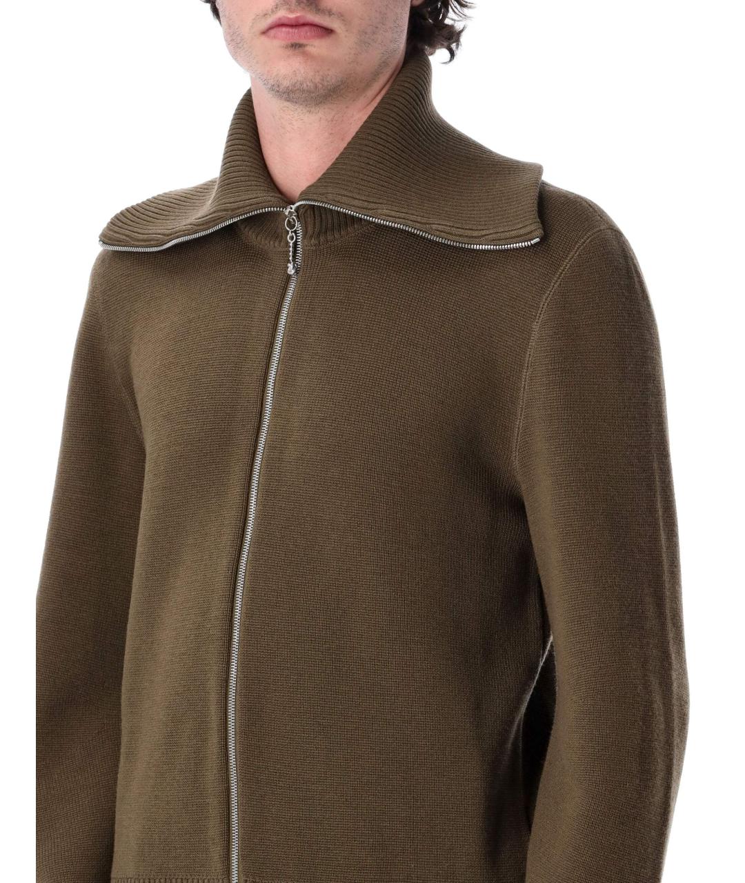BOTTEGA VENETA Зеленый джемпер / свитер, фото 3