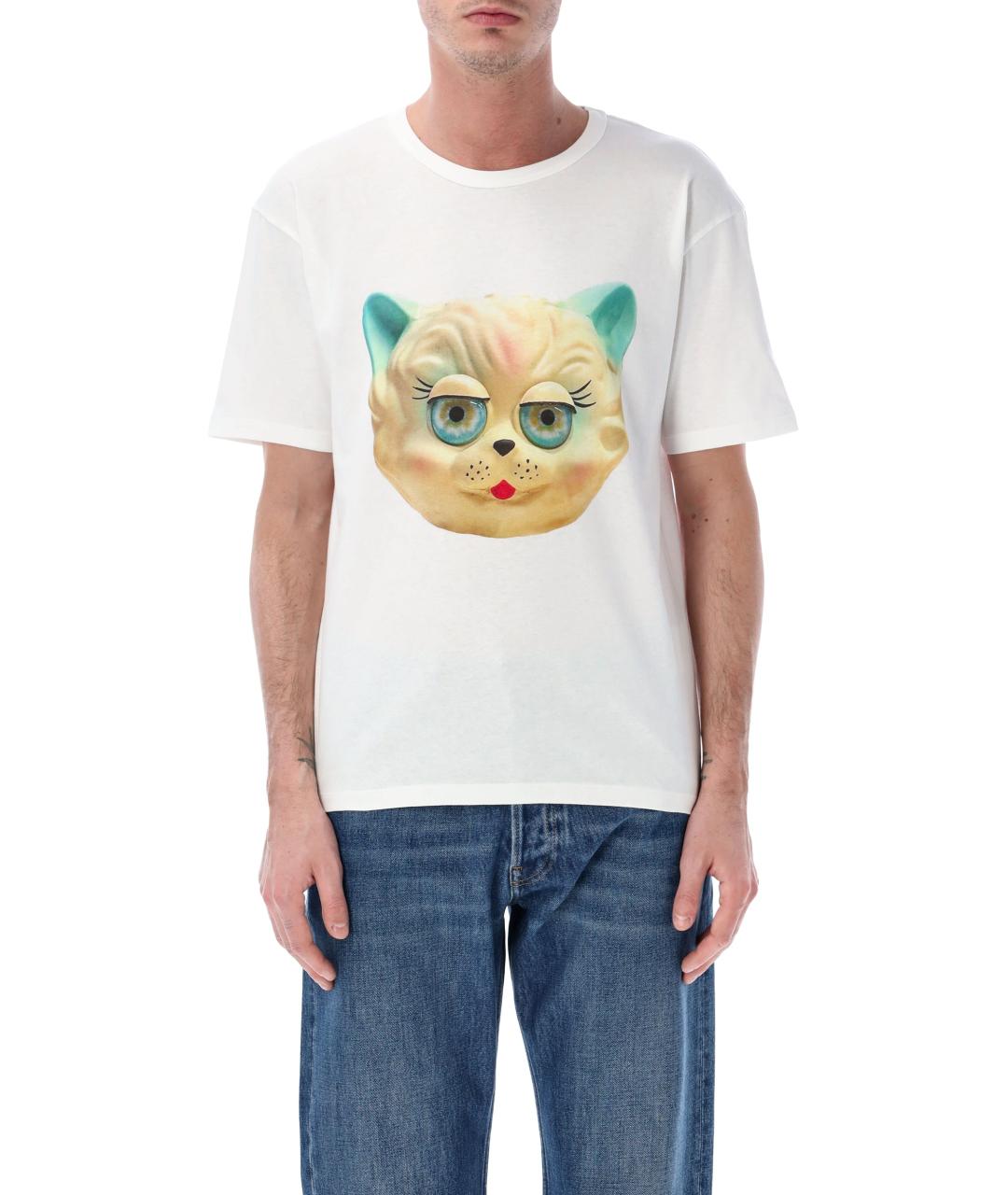 VALENTINO Белая хлопковая футболка, фото 1