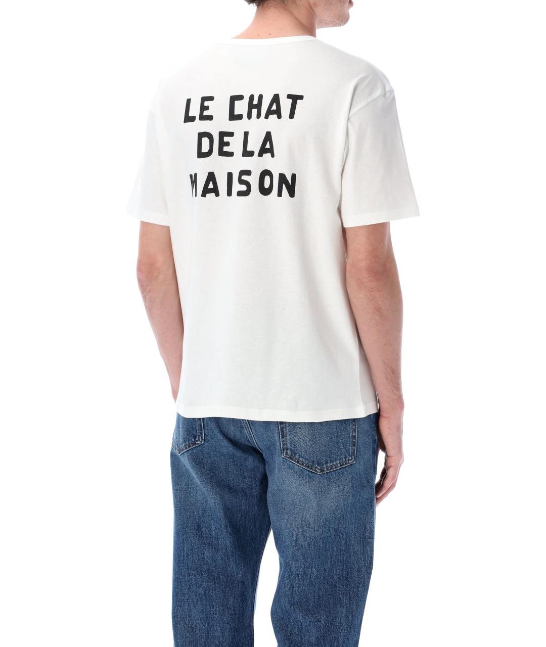 VALENTINO Белая хлопковая футболка, фото 2