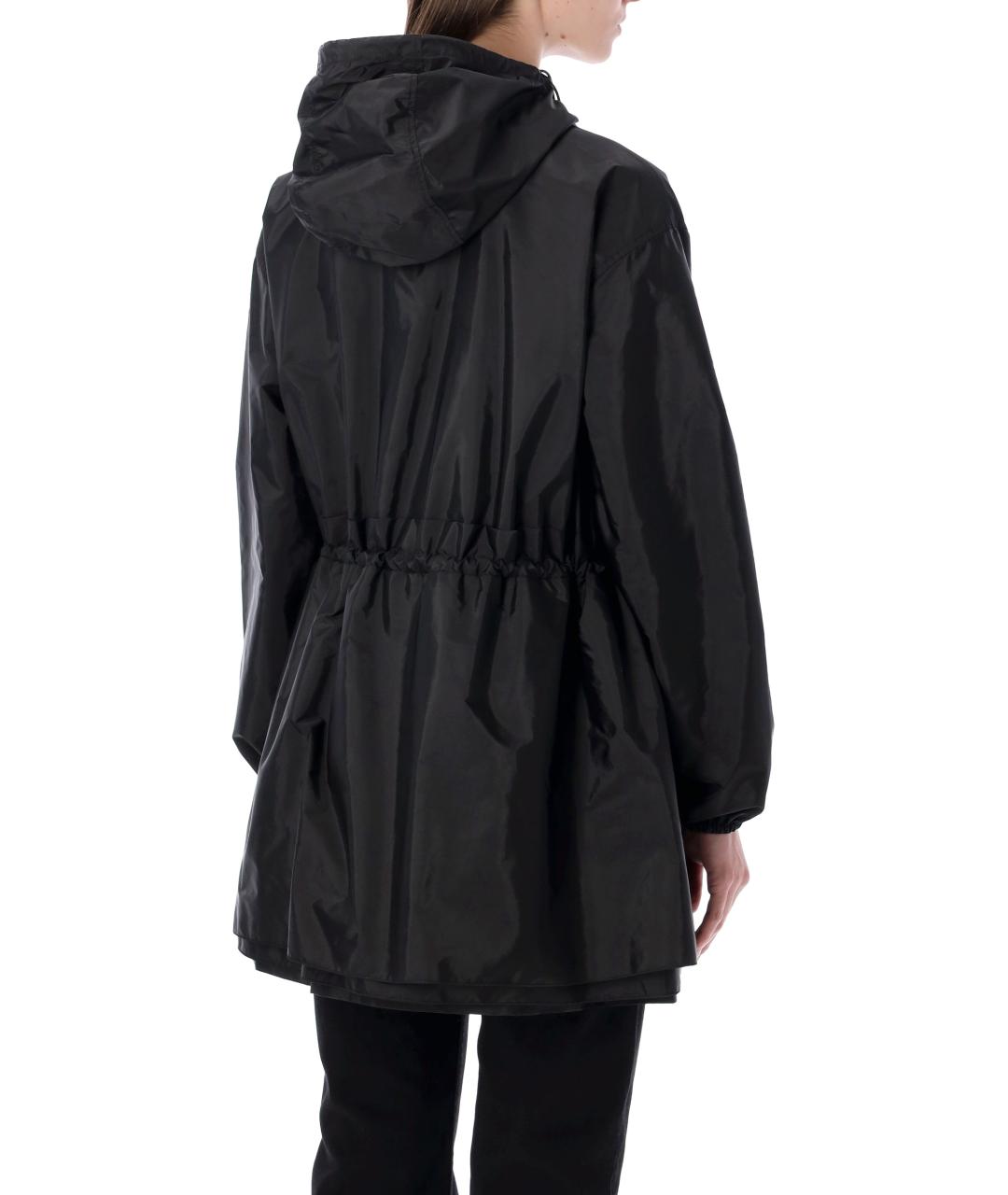MONCLER Черная полиамидовая куртка, фото 2