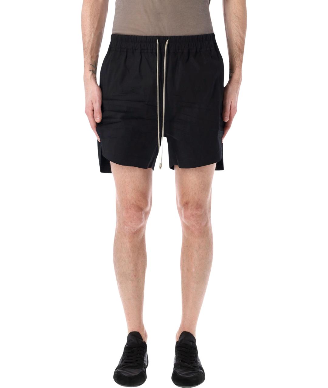 RICK OWENS Черные полиамидовые шорты, фото 1