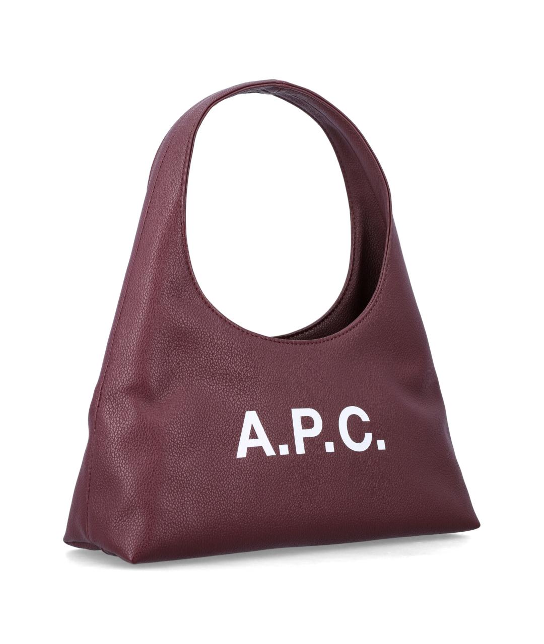 A.P.C. Бордовая сумка через плечо, фото 2