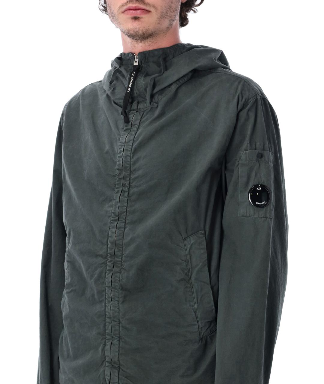 CP COMPANY Серая хлопковая куртка, фото 3