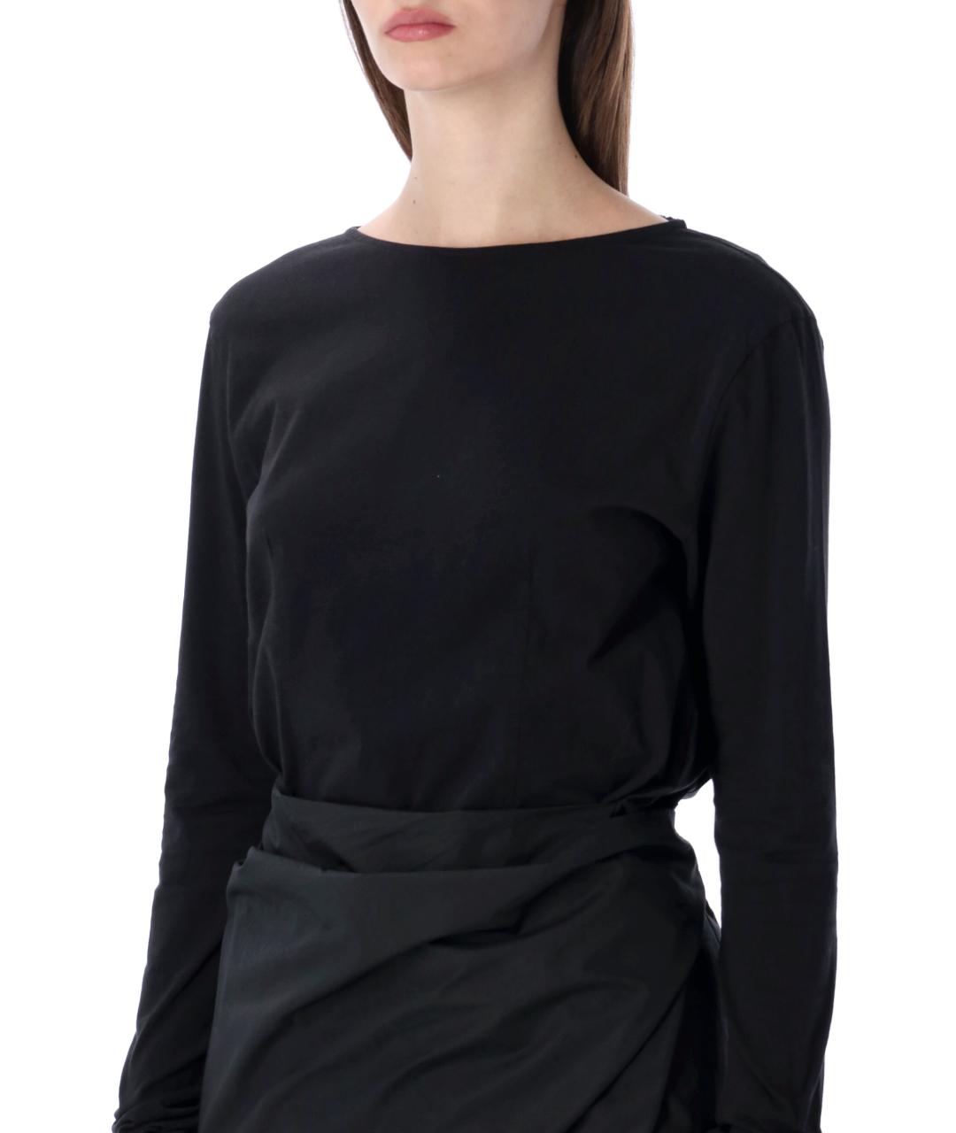 OUR LEGACY Черное хлопковое платье, фото 3