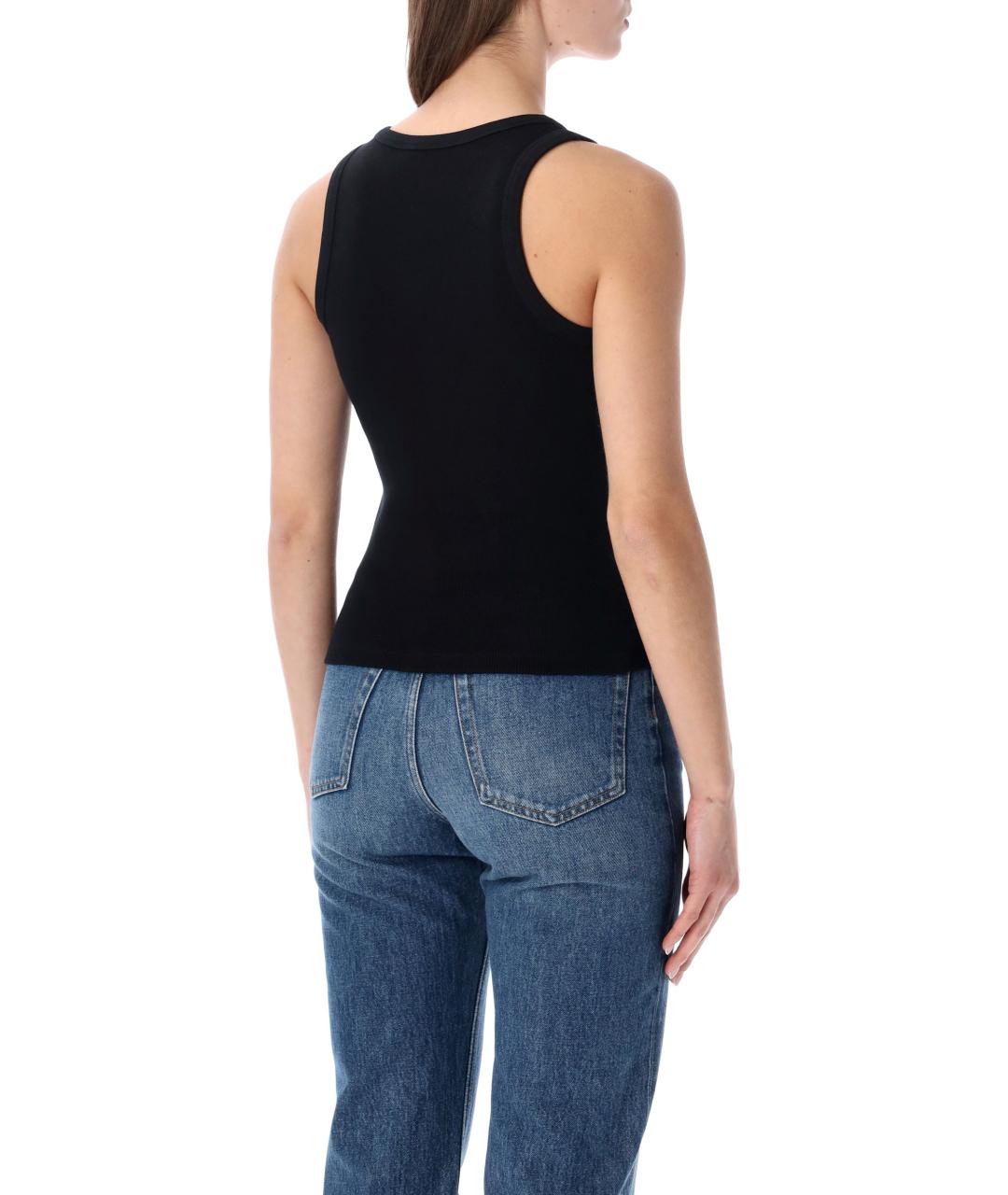 GIVENCHY Черная хлопковая майка, фото 2