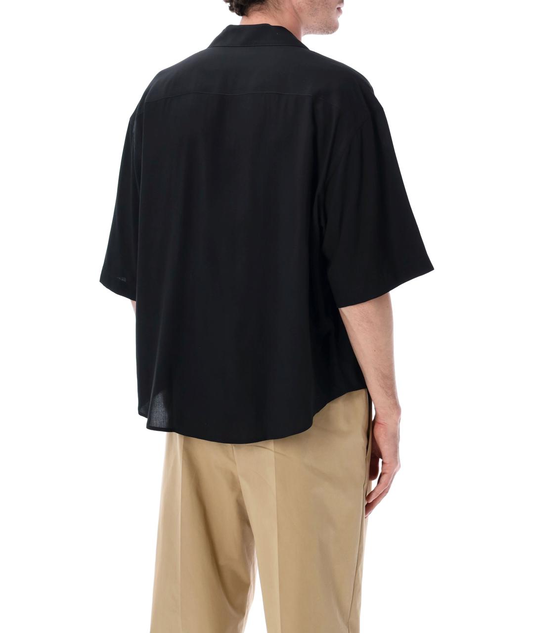 Ami Paris Черная кэжуал рубашка, фото 2