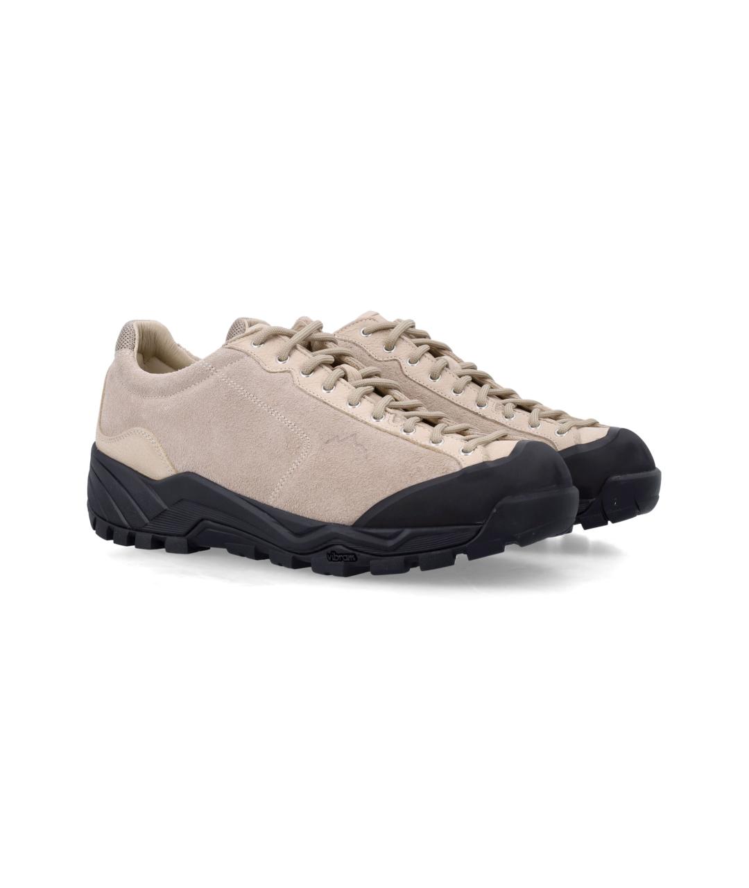 DIEMME Бежевые замшевые низкие ботинки, фото 2