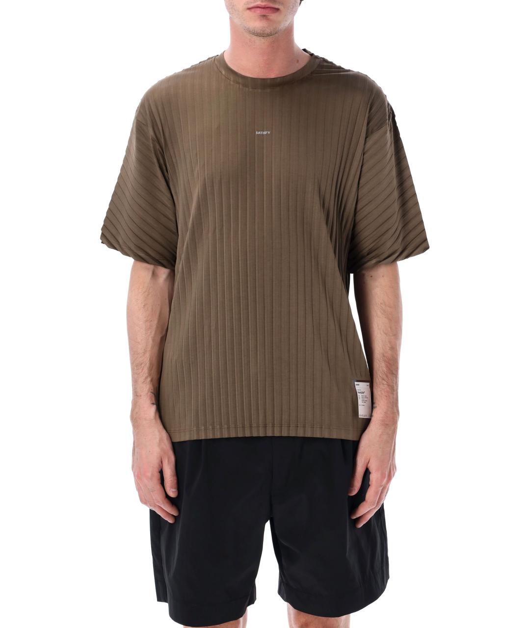 SATISFY Коричневая футболка, фото 1