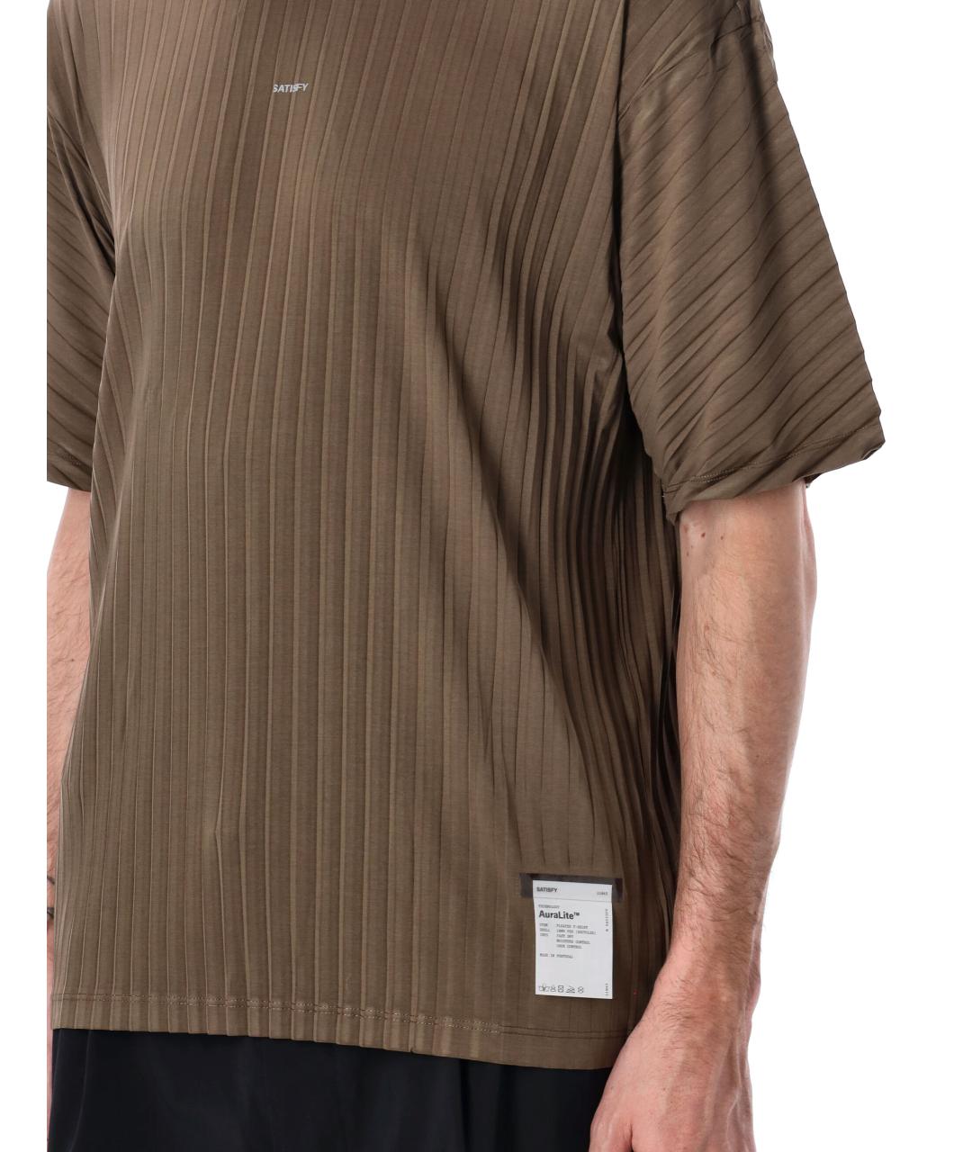 SATISFY Коричневая футболка, фото 3