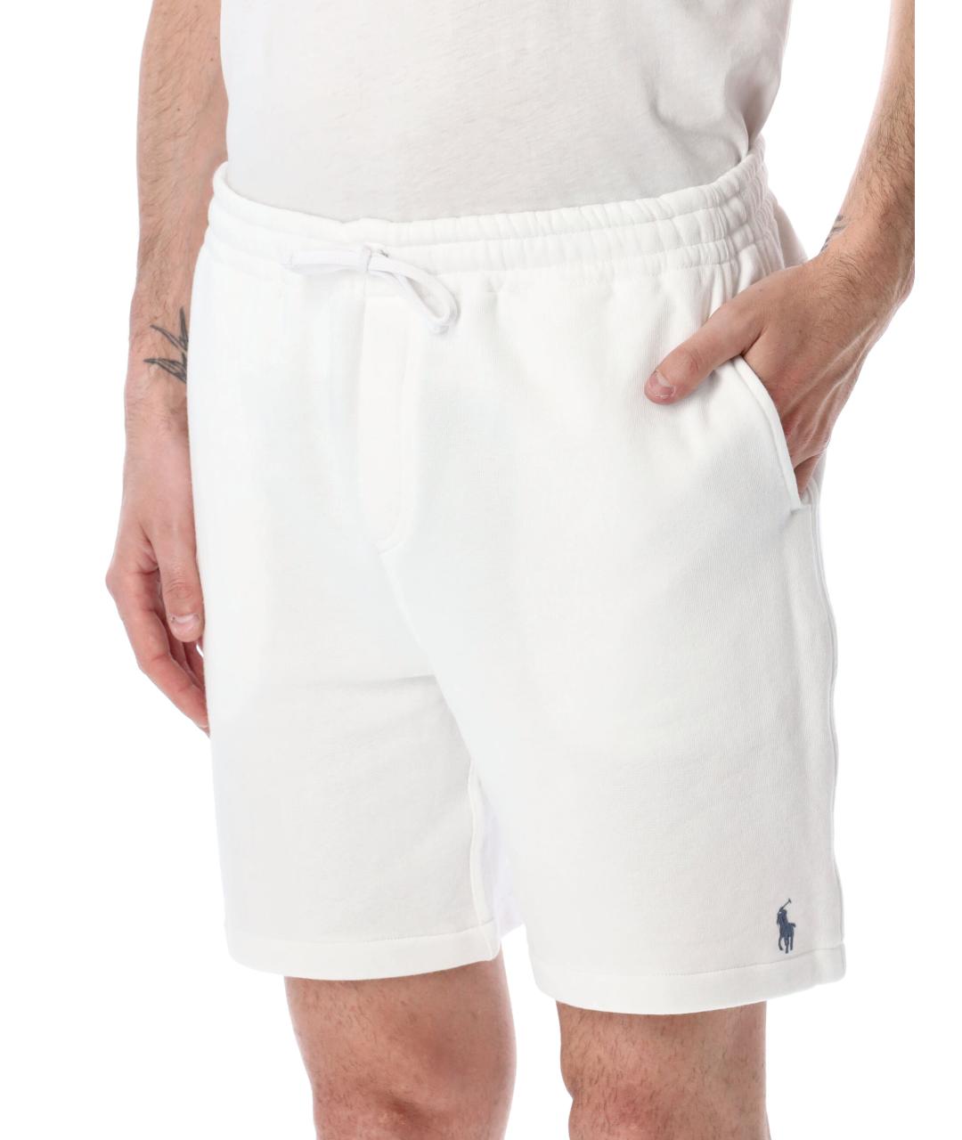 POLO RALPH LAUREN Белые хлопковые шорты, фото 3