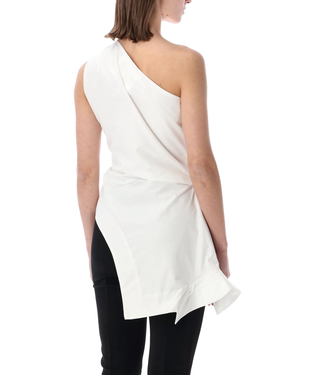 ROHE Белая хлопковая майка, фото 2