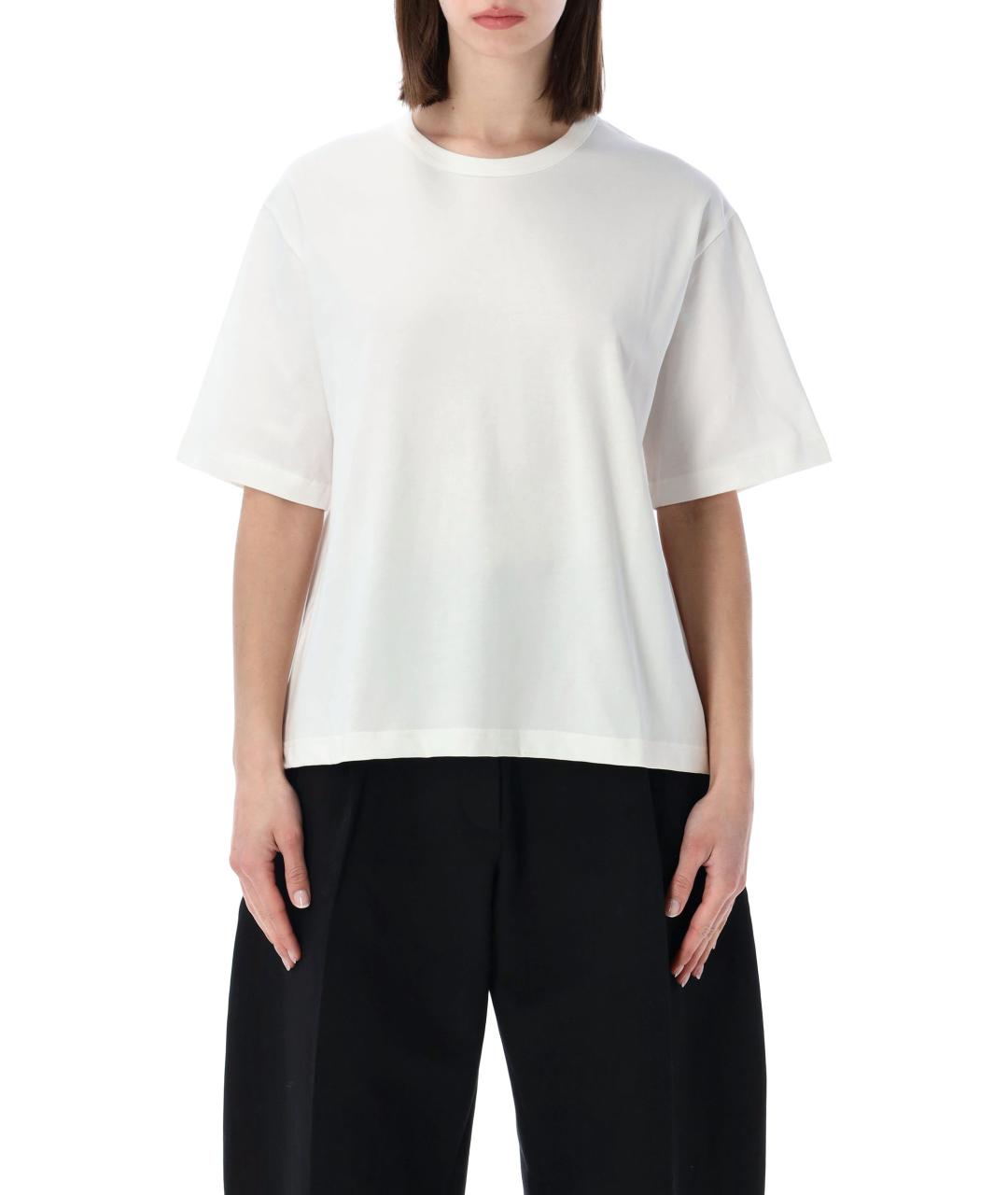 STUDIO NICHOLSON Белая хлопковая футболка, фото 1