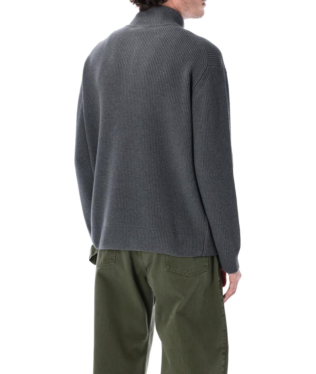 J.W.ANDERSON Серый шерстяной джемпер / свитер, фото 2