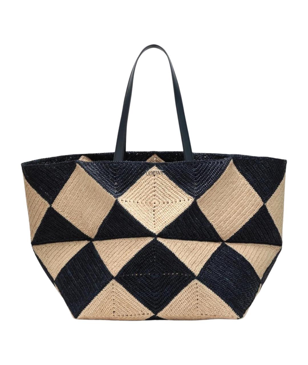 LOEWE Мульти пелетеная сумка тоут, фото 1